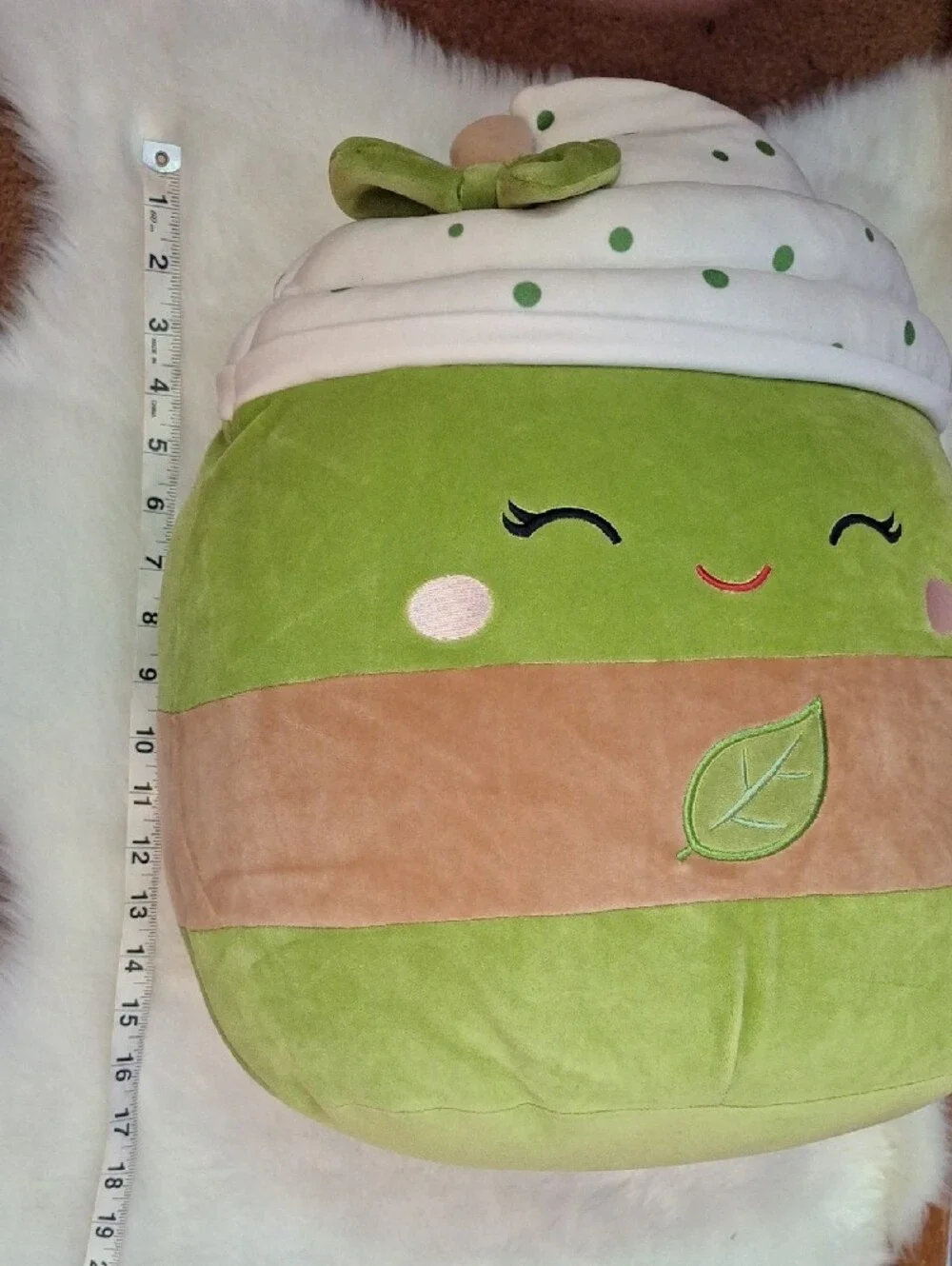 Squishmallows Zap Matcha NWT 18 inches